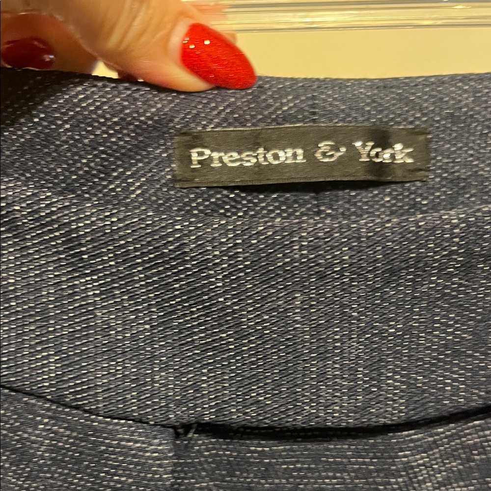 Preston & York Navy Textured Jacket